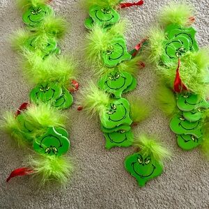 COPY - 30 Green Grinch Ornaments set 3 of 3